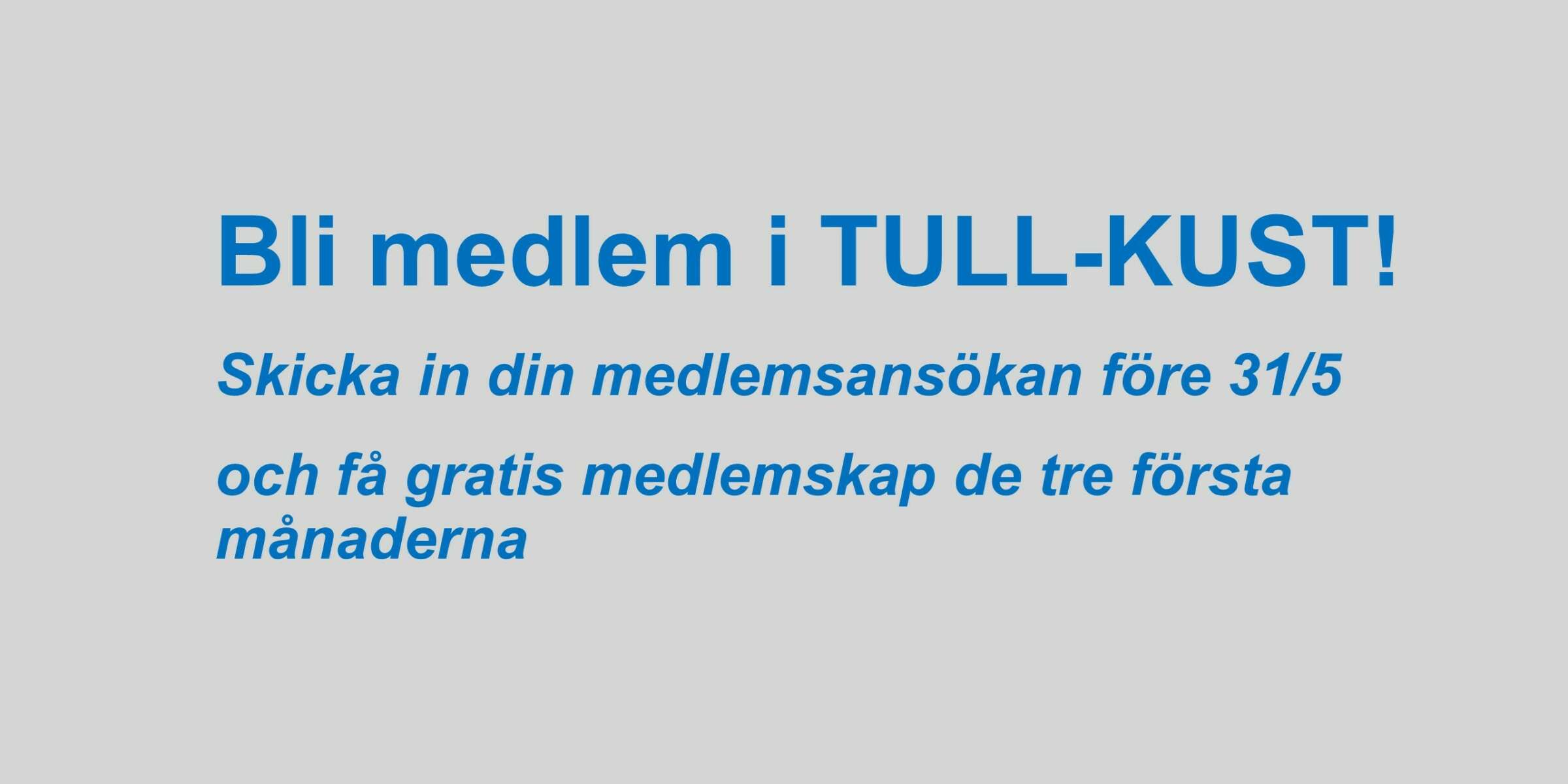 Medlemserbjudande nr 1 2023